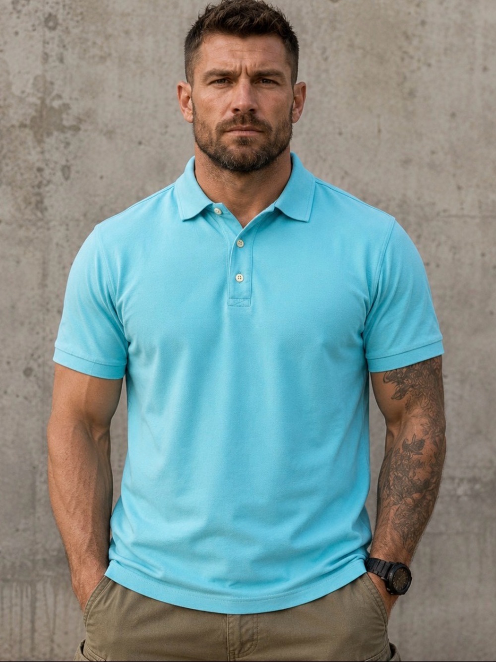 Peter Millar Aqua Blue Sun Washed Mesh Polo XL Luxury